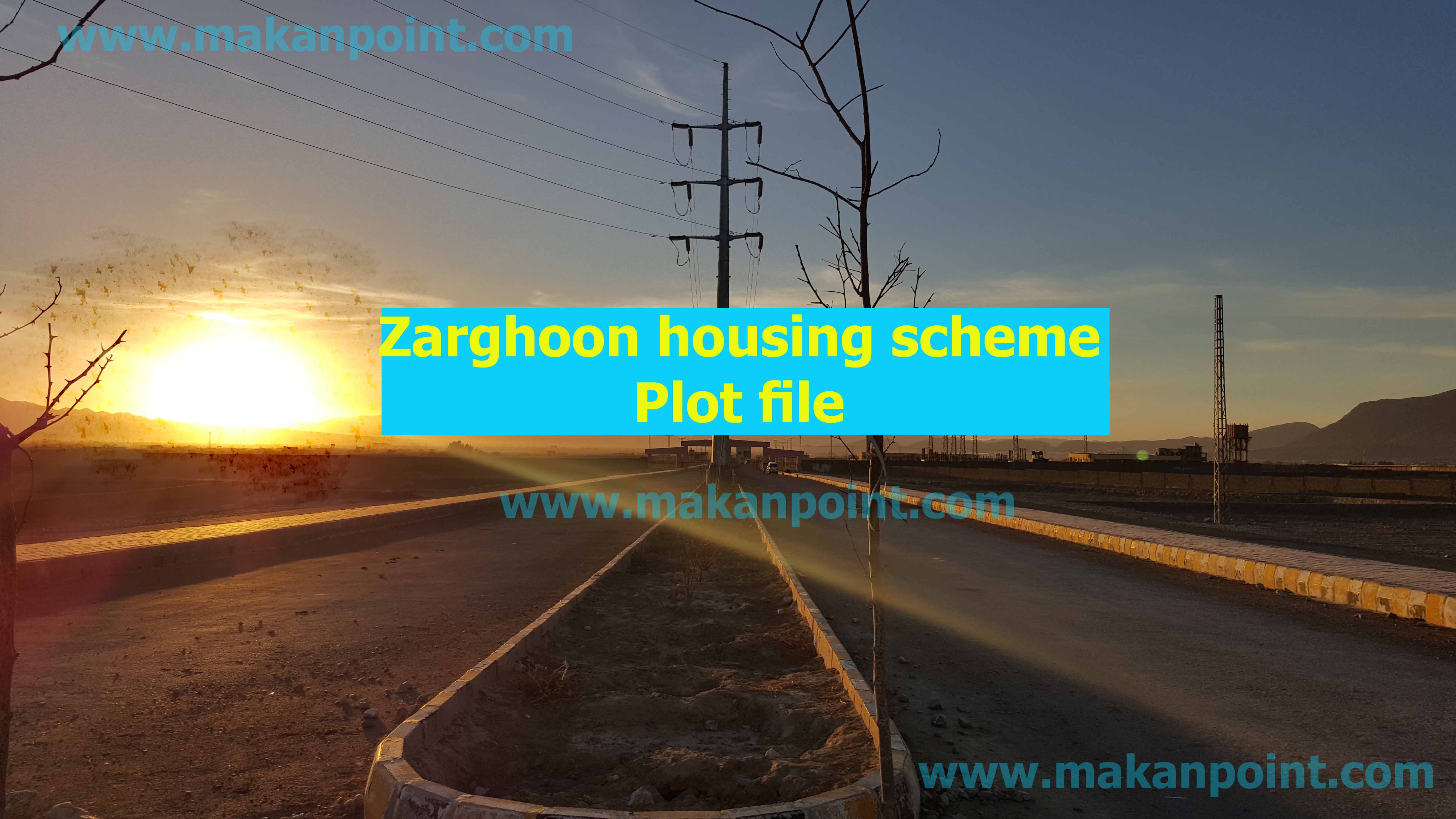 Plot file of zarghoon housing scheme Quetta