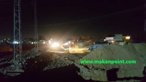 road expansion work behind phase 1 shahbaz town